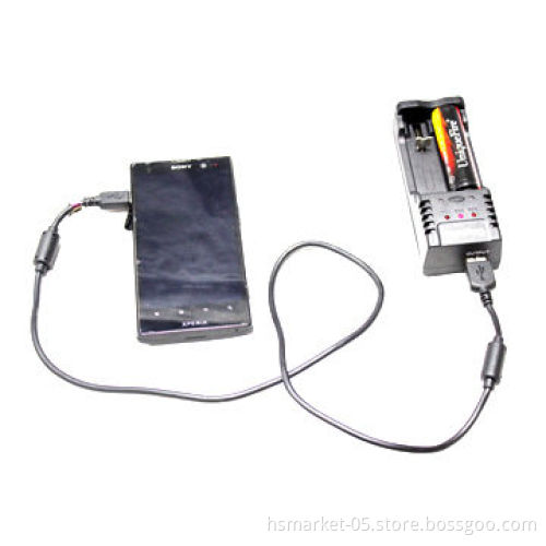 Smart charger with 2 full charged batteriesNew